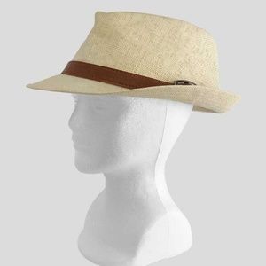 Simplicity Panama-style Fedora Straw Hat
